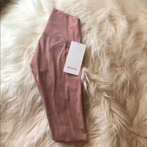 Lululemon Wunder Under HR Tight 28” Pink